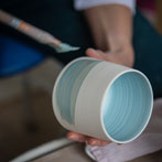 Juliet Macleod in her studio 2018